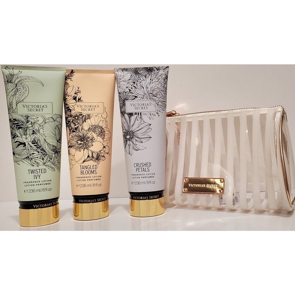 4pc VICTORIA'S SECRET TWISTED IVY CRUSH PETALS TANGLED BLOOMS BODY LOTION NEW